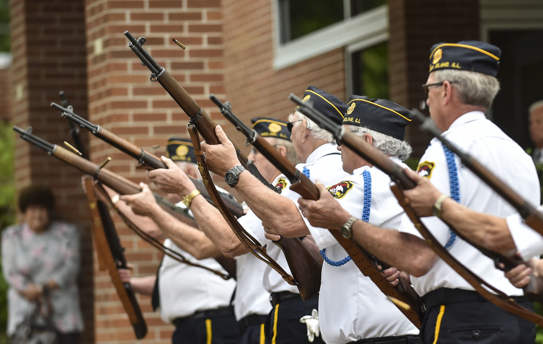 The rifle salute